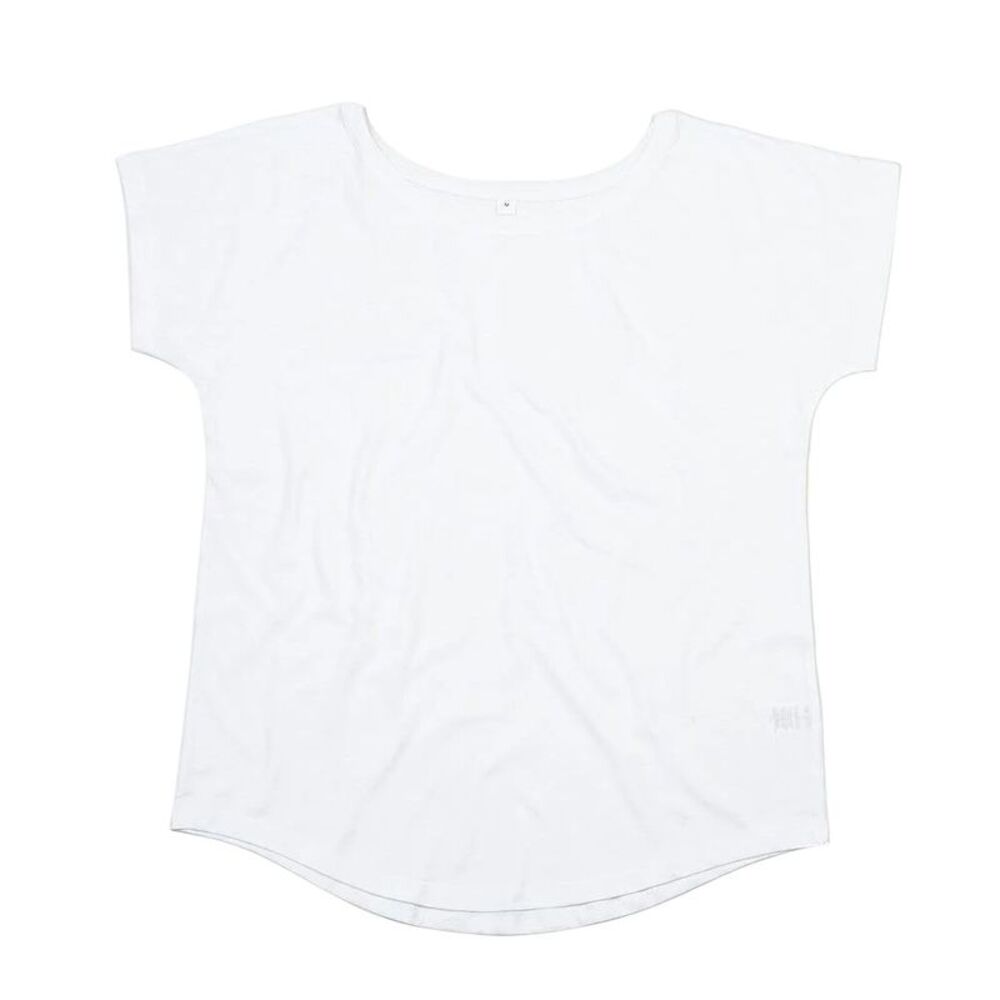Mantis Womens/Ladies Loose Fit Short Sleeve T-Shirt / White